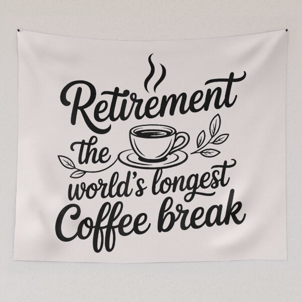 Item preview, Retirement The World's Longest Coffee Break Happy Retiree Coffee Lover Gift designed and sold by BrockmeyeSB.