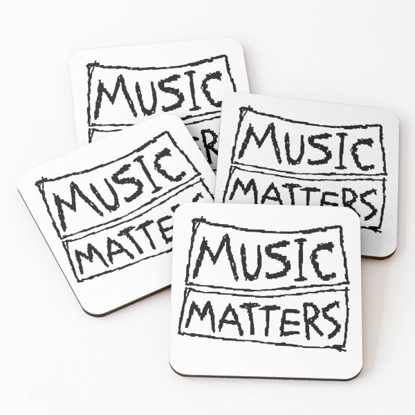 Item preview, MUSIC MATTERS ~black and white design  designed and sold by OmStudioz .