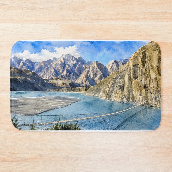 Item preview, Hussaini Suspension Bridge  designed and sold by HOMETOWN86.