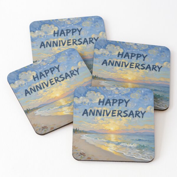 Item preview, Happy Anniversary – Tropical Beach Romance designed and sold by Nomad-Maynard.