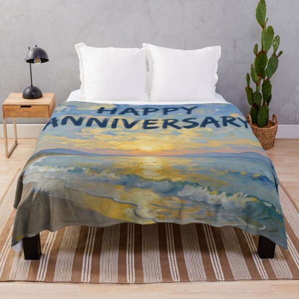 Item preview, Happy Anniversary – Tropical Beach Romance designed and sold by Nomad-Maynard.
