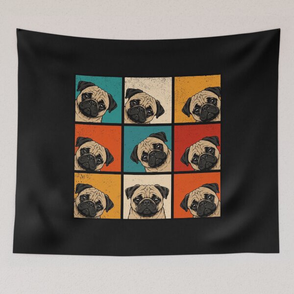 Item preview, POP ART - PUG | Pets and Dogs lovers for Men and Women t-shirt designed and sold by panchiTWO.