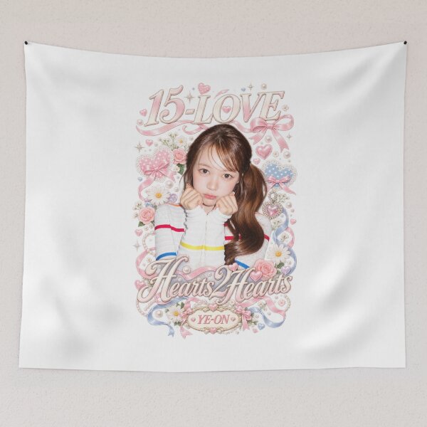 Item preview, Ye-on Hearts2Hearts 15-LOVE Red White Stage Top | S2U Pretty Treats designed and sold by Valereekmerch.