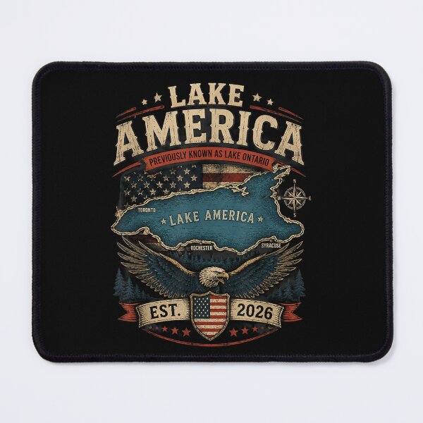 Item preview, Lake America USA Previously Ontario Canada Funny Patriotic designed and sold by SuziLope.