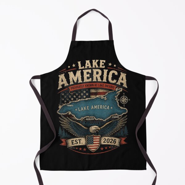 Item preview, Lake America USA Previously Ontario Canada Funny Patriotic designed and sold by SuziLope.
