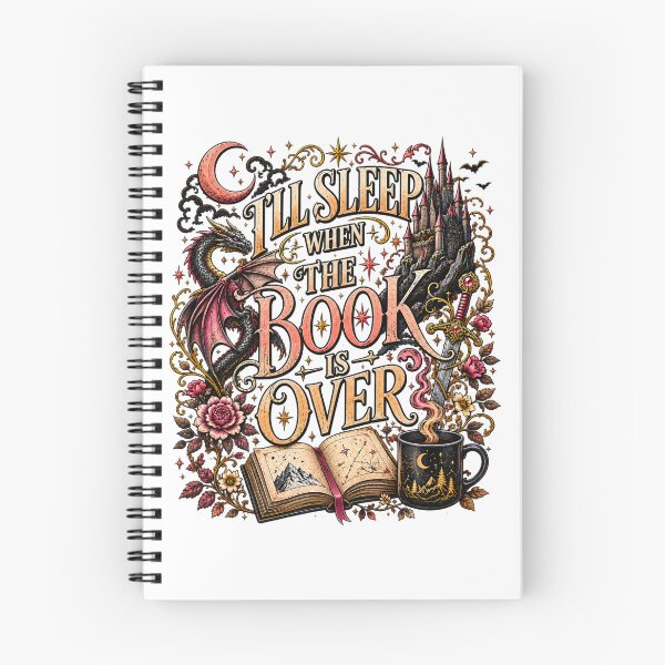 Item preview, I'll Sleep When The Book Is Over designed and sold by Eunice44Designs.