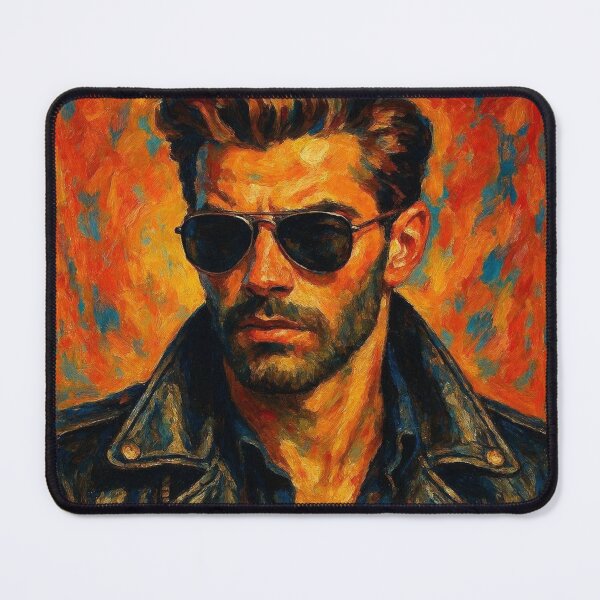 Item preview, Gay San Francisco Color Pop Leather Trade Tom of Finland Tribute Graphic Design designed and sold by ItsAKinkThing.