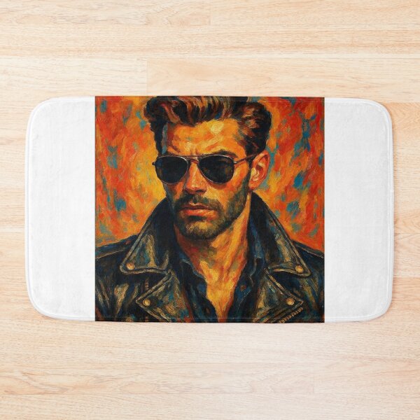 Item preview, Gay San Francisco Color Pop Leather Trade Tom of Finland Tribute Graphic Design designed and sold by ItsAKinkThing.