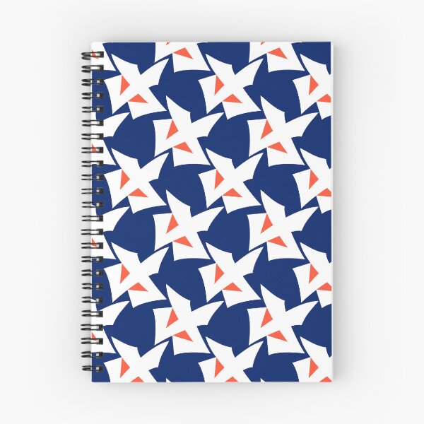 Item preview, Geometric abstract pattern retro blue designed and sold by fuzzyfox.
