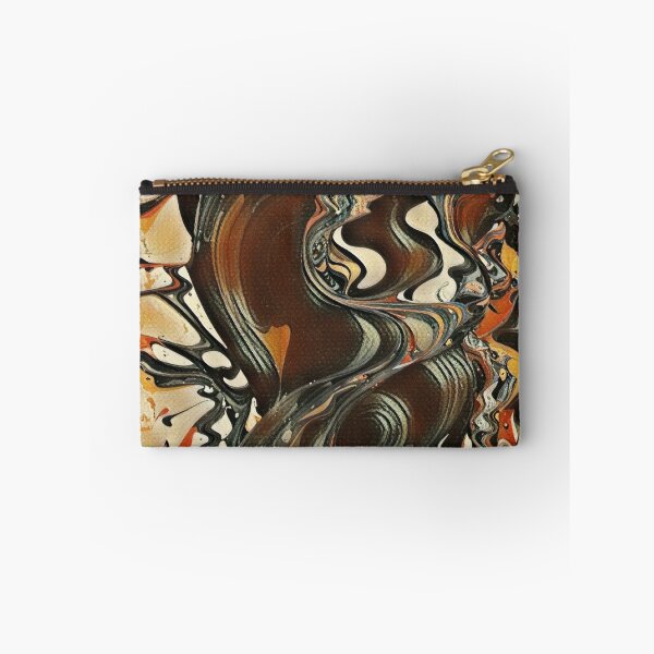 Item preview, Molten Ember Flow – Brown Orange Fluid Abstract designed and sold by Absractshop4942.