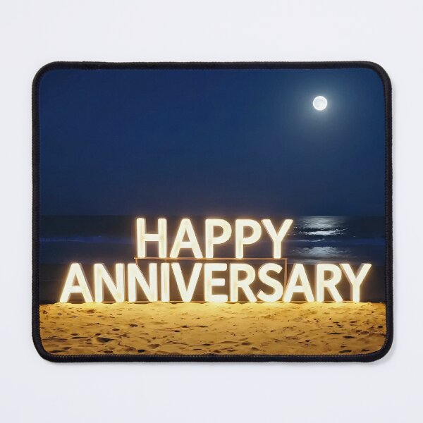 Item preview, Happy Anniversary – Tropical Beach Romance designed and sold by Nomad-Maynard.