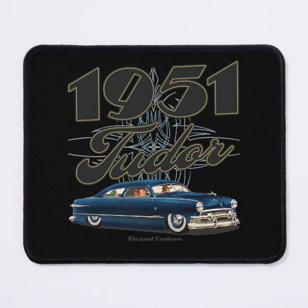 Item preview, 1951 Tudor chopped with text - Lowrider, Kustom, Hot Rod, Muscle Car designed and sold by Elegant Customs.
