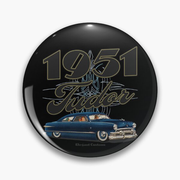 Item preview, 1951 Tudor chopped with text - Lowrider, Kustom, Hot Rod, Muscle Car designed and sold by Elegant Customs.