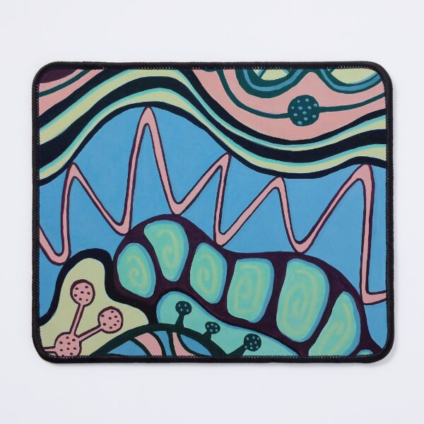 Item preview, Molecular Dream | Psychedelic Abstract Wall Art designed and sold by WonderwildArt.