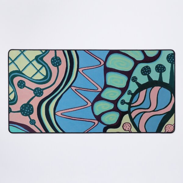 Item preview, Molecular Dream | Psychedelic Abstract Wall Art designed and sold by WonderwildArt.