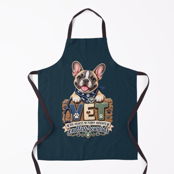 Item preview, French Bulldog Vet – Big Hearts Furry Patients Veterinary Design designed and sold by HO•Designs.