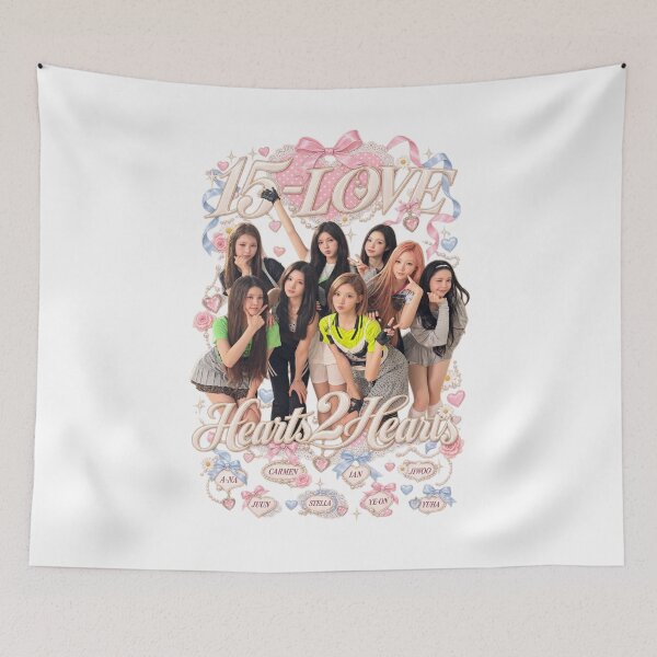Item preview, Hearts2Hearts 15-LOVE Official Comeback Visual | S2U Love Club Edition designed and sold by Valereekmerch.