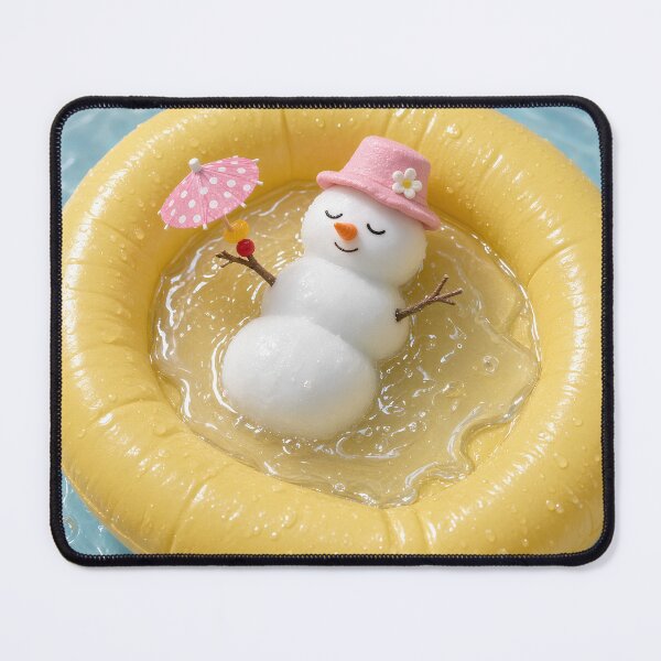 Item preview, Aesthetic Cute Snowman Summer Pool Float designed and sold by Zenther.