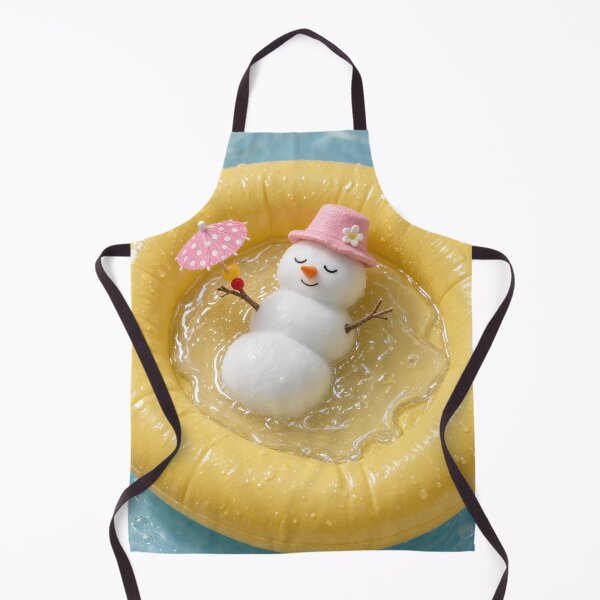 Item preview, Aesthetic Cute Snowman Summer Pool Float designed and sold by Zenther.