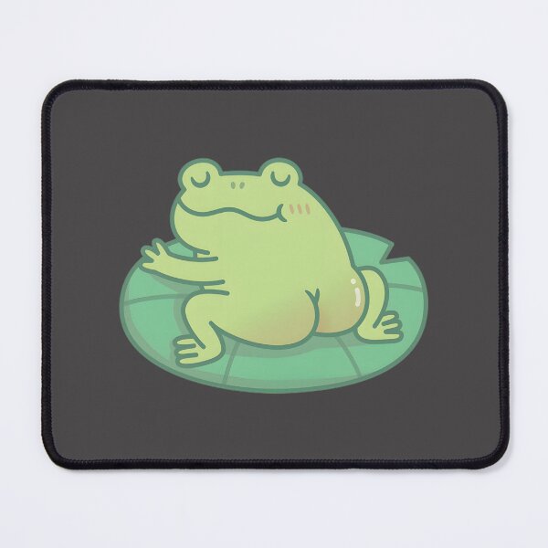 Item preview, Adorable Frog Butt On Lily Pad Art | Best Buy designed and sold by amdsigns.