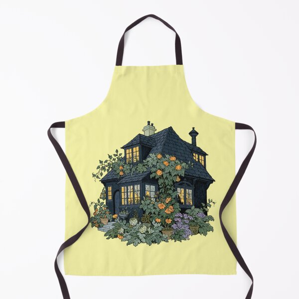 Item preview, Enchanted cottage with twinkling lights and pumpkin vines designed and sold by Mauswohn.