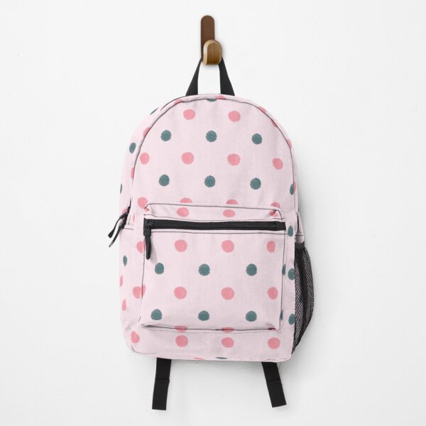 Item preview, Cute Pink and Teal Polka Dot Summer Vibe designed and sold by BHDigitalArt.