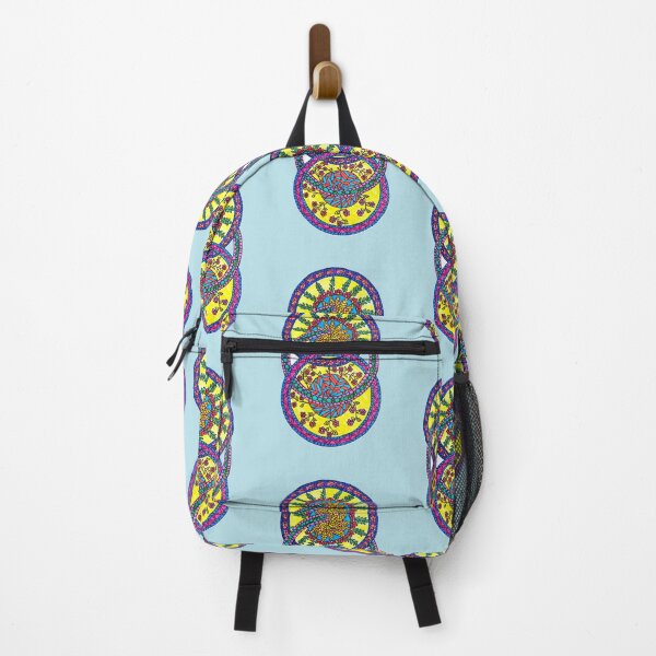 Item preview, Colorful Floral Mandala Hand-Drawn Folk Art designed and sold by Selena.m.studio.