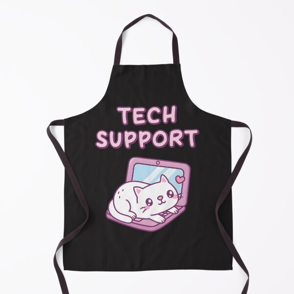 Item preview, Funny White Cat Resting On Laptop Tech Support And It Humor | Best Gift designed and sold by amdsigns.