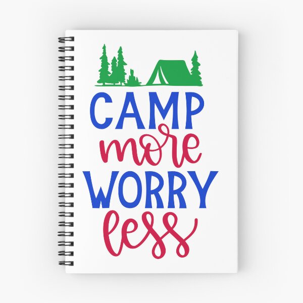 Item preview, Camp More Worry Less designed and sold by AlphaPODMonkey.