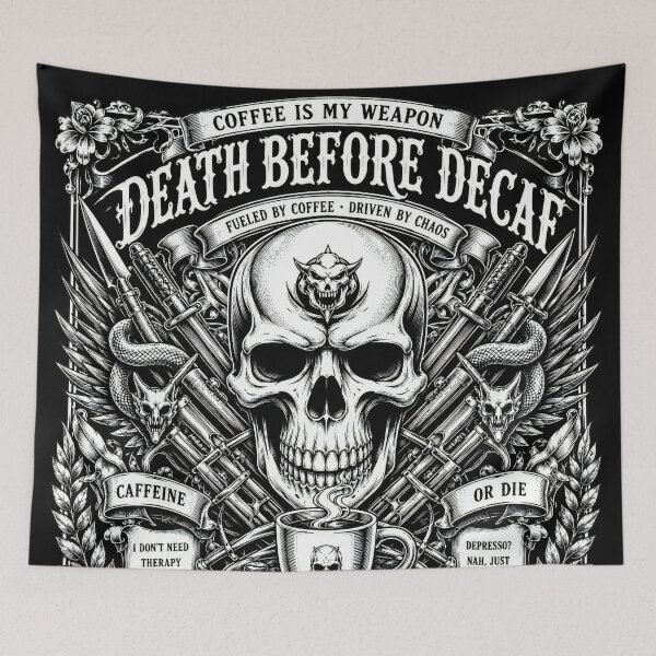 Item preview, death before decaf designed and sold by aliraweb.