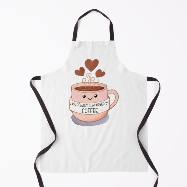 Item preview, Emotionally supported by coffee designed and sold by humairadesigns1.