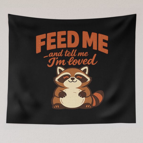 Item preview, Feed Me And Tell Me I'm Loved Sweatshirt, Thanksgiving Humor Graphic designed and sold by PhylonBoxx.