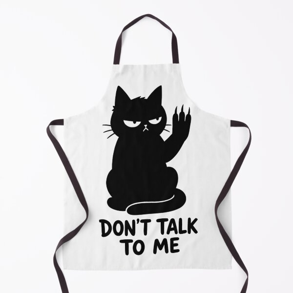 Item preview, Grumpy Black Cat Don't Talk to Me designed and sold by Lino_1906.
