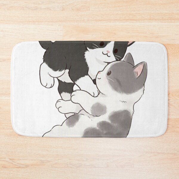 Item preview, Two Cute Kittens Playing — Kawaii Style Companion designed and sold by SoyPanteraCat.