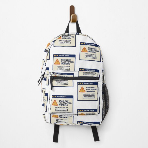 Item preview, Brain.exe Has Stopped Working Funny Meme designed and sold by QuirkyCartel.