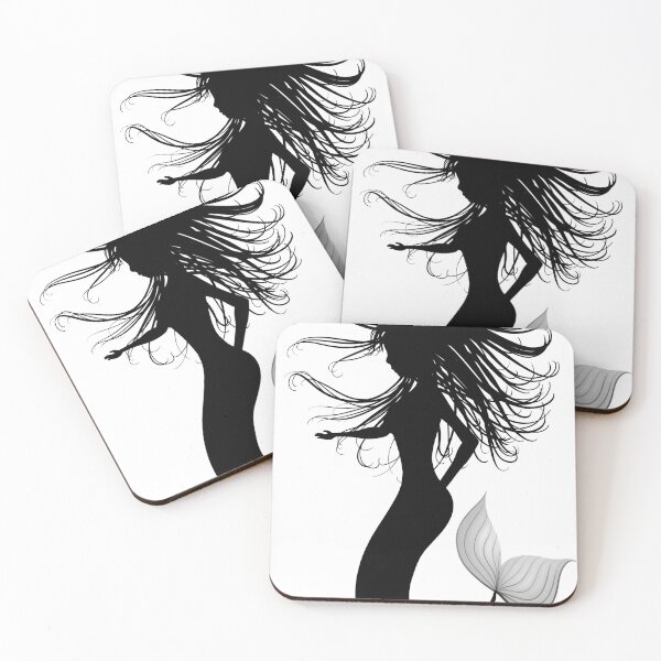 Item preview, Mermaid in silhouette designed and sold by MercuriousVA.