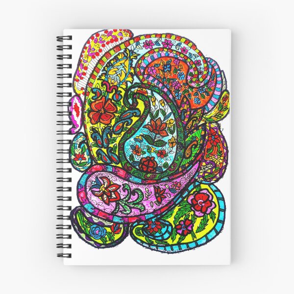 Item preview, Electric Paisley Garden designed and sold by Selena.m.studio.