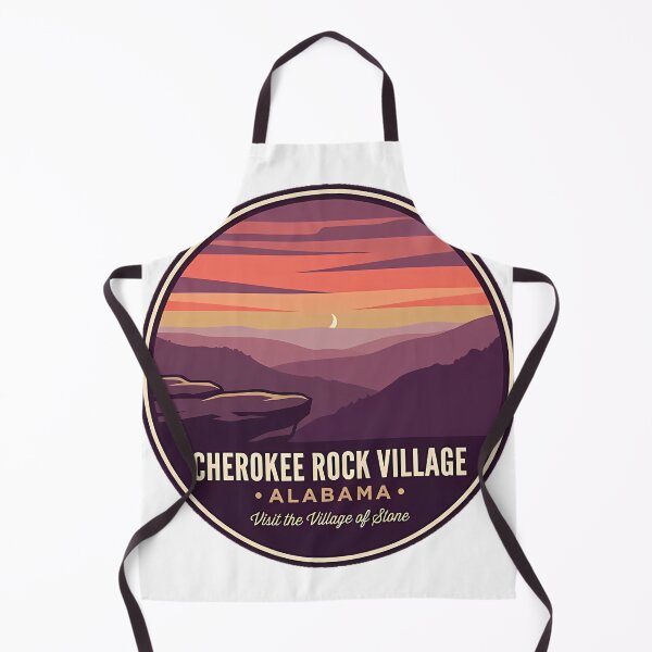 Item preview, Cherokee Rock Village Dusk Valley Alabama Circle Sticker designed and sold by DetourDgn.