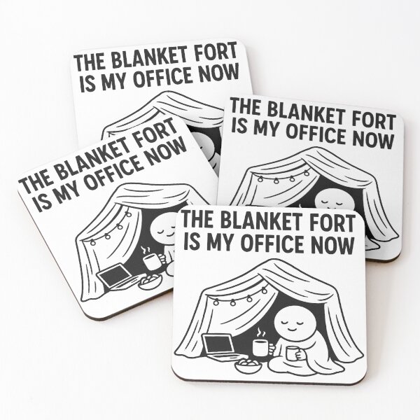 Item preview, The Blanket Fort Is My Office designed and sold by AlphaPODMonkey.