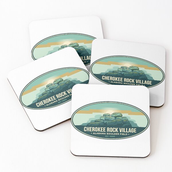 Item preview, Cherokee Rock Village Boulder Field Alabama Oval Badge Sticker designed and sold by DetourDgn.