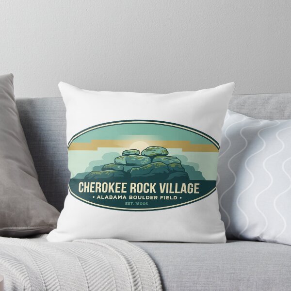 Item preview, Cherokee Rock Village Boulder Field Alabama Oval Badge Sticker designed and sold by DetourDgn.