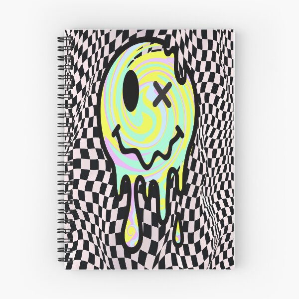 Item preview, Trippy Smiley Face Checkered Art designed and sold by Side By Side Studio.