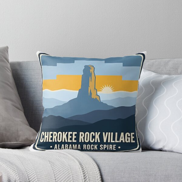 Item preview, Cherokee Rock Village Rock Spire Alabama Blue Badge Sticker designed and sold by DetourDgn.