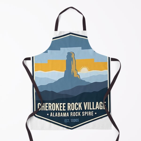 Item preview, Cherokee Rock Village Rock Spire Alabama Blue Badge Sticker designed and sold by DetourDgn.