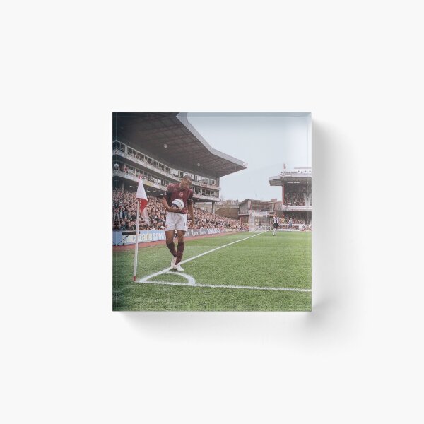 Item preview, Thierry Henry Arsenal Legend: Retro Highbury Corner Kick Poster designed and sold by ArchiveHue.