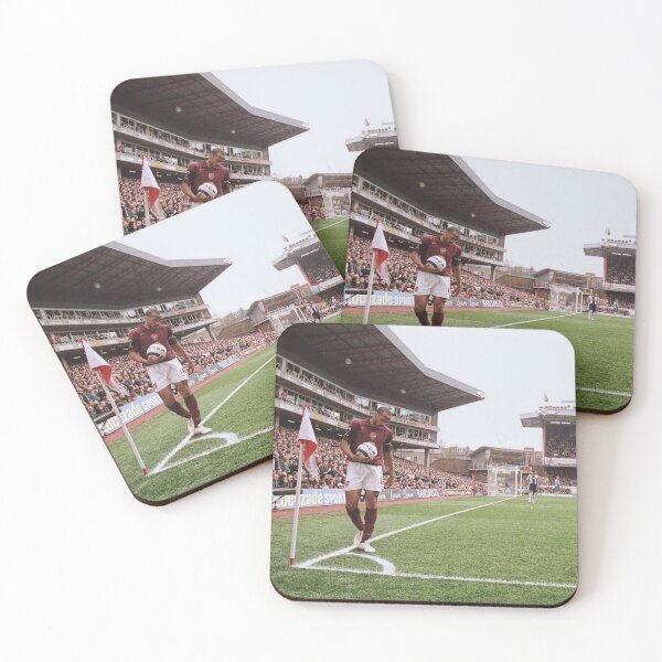 Item preview, Thierry Henry Arsenal Legend: Retro Highbury Corner Kick Poster designed and sold by ArchiveHue.