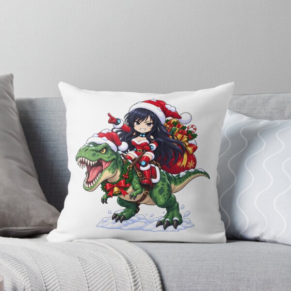 Item preview, Reika Shimohira GANTZ Christmas T Rex Dinosaur Ride designed and sold by mildaclairmo.