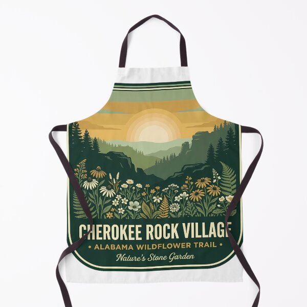 Item preview, Cherokee Rock Village Wildflower Trail Alabama Botanical Sticker designed and sold by DetourDgn.