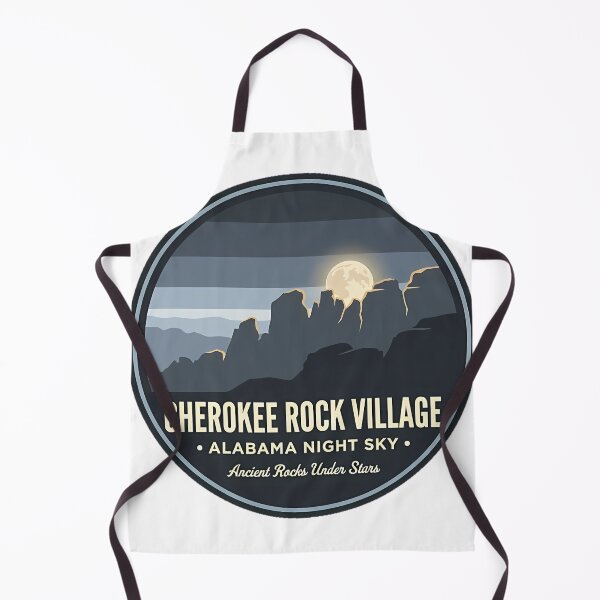 Item preview, Cherokee Rock Village Moonlit Rocks Alabama Night Sticker designed and sold by DetourDgn.