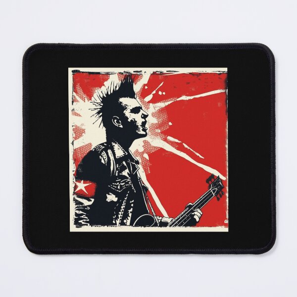 Item preview, Punk Bass Player Retro Graphic Design designed and sold by Kyle James.